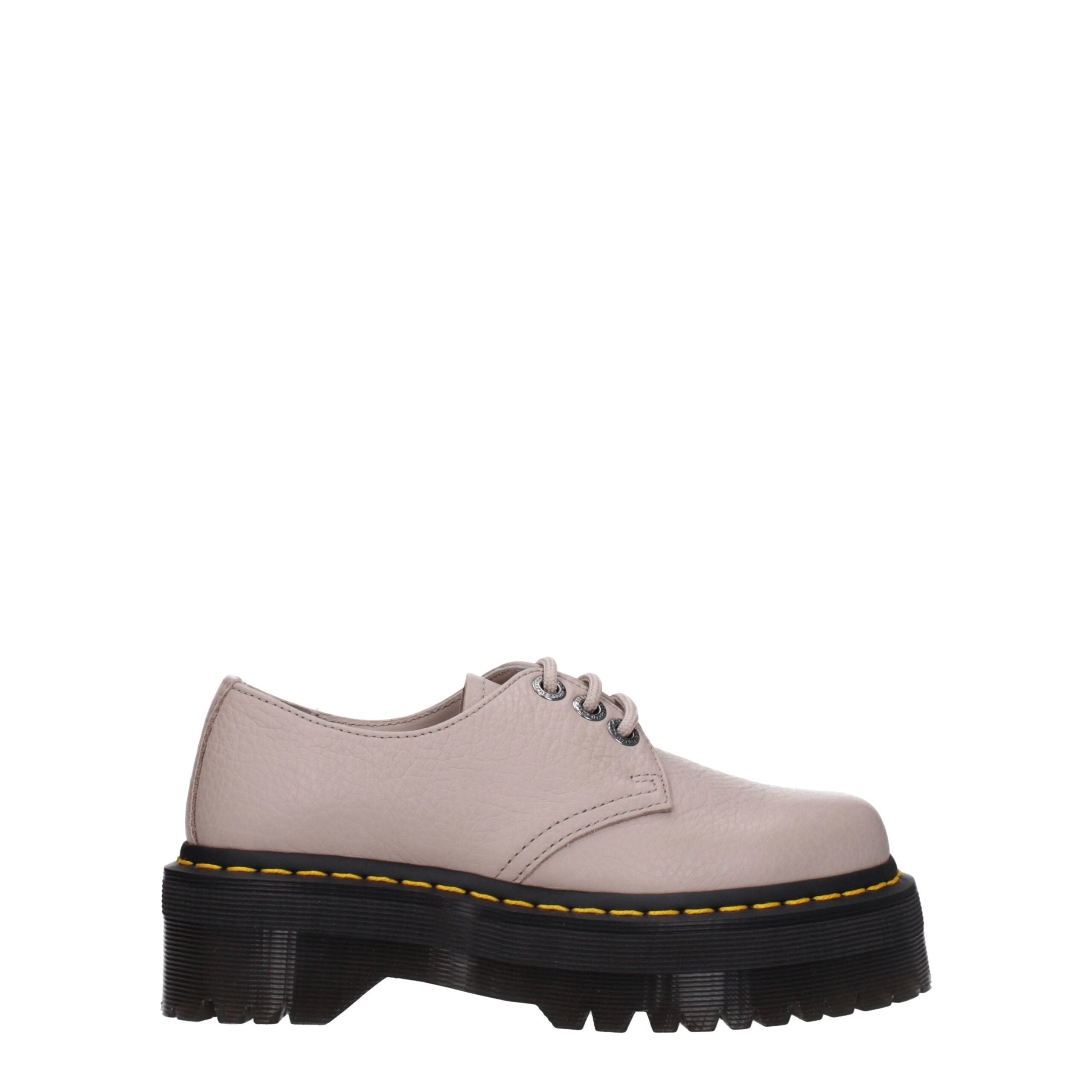 Dr. Martens Gray Leather Oxfords And Derby